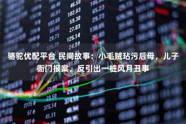骆驼优配平台 民间故事：小毛贼玷污后母，儿子衙门报案，反引出一桩风月丑事