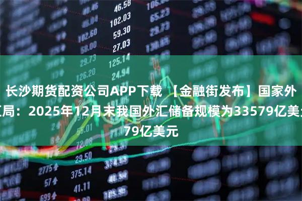 长沙期货配资公司APP下载 【金融街发布】国家外汇局：2025年12月末我国外汇储备规模为33579亿美元
